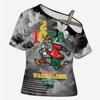 Portuguese Footballer Memorial Cross Shoulder Shirt You'll Never Walk Alone Rest In Peace 1996-2025 - Wonder Print Shop