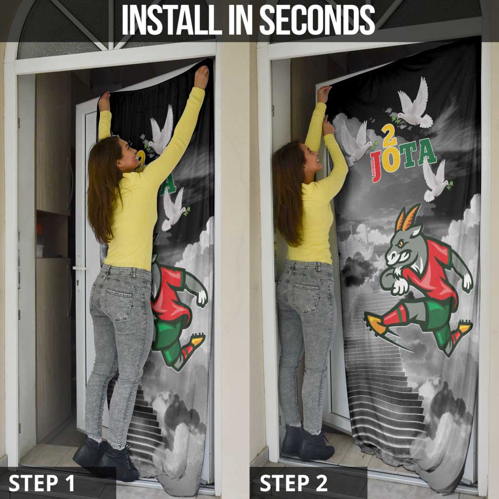 Portuguese Footballer Memorial Door Cover You'll Never Walk Alone Rest In Peace 1996-2025 - Wonder Print Shop