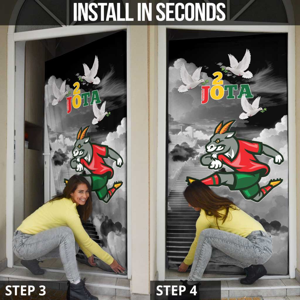 Portuguese Footballer Memorial Door Cover You'll Never Walk Alone Rest In Peace 1996-2025 - Wonder Print Shop