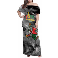 Portuguese Footballer Memorial Family Matching Off Shoulder Maxi Dress and Hawaiian Shirt You'll Never Walk Alone Rest In Peace 1996-2025 - Wonder Print Shop