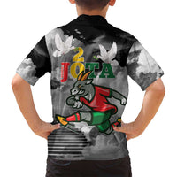 Portuguese Footballer Memorial Family Matching Off Shoulder Short Dress and Hawaiian Shirt You'll Never Walk Alone Rest In Peace 1996-2025 - Wonder Print Shop