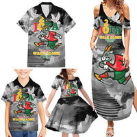 Portuguese Footballer Memorial Family Matching Summer Maxi Dress and Hawaiian Shirt You'll Never Walk Alone Rest In Peace 1996-2025 - Wonder Print Shop