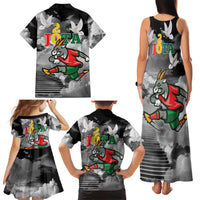 Portuguese Footballer Memorial Family Matching Tank Maxi Dress and Hawaiian Shirt You'll Never Walk Alone Rest In Peace 1996-2025 - Wonder Print Shop
