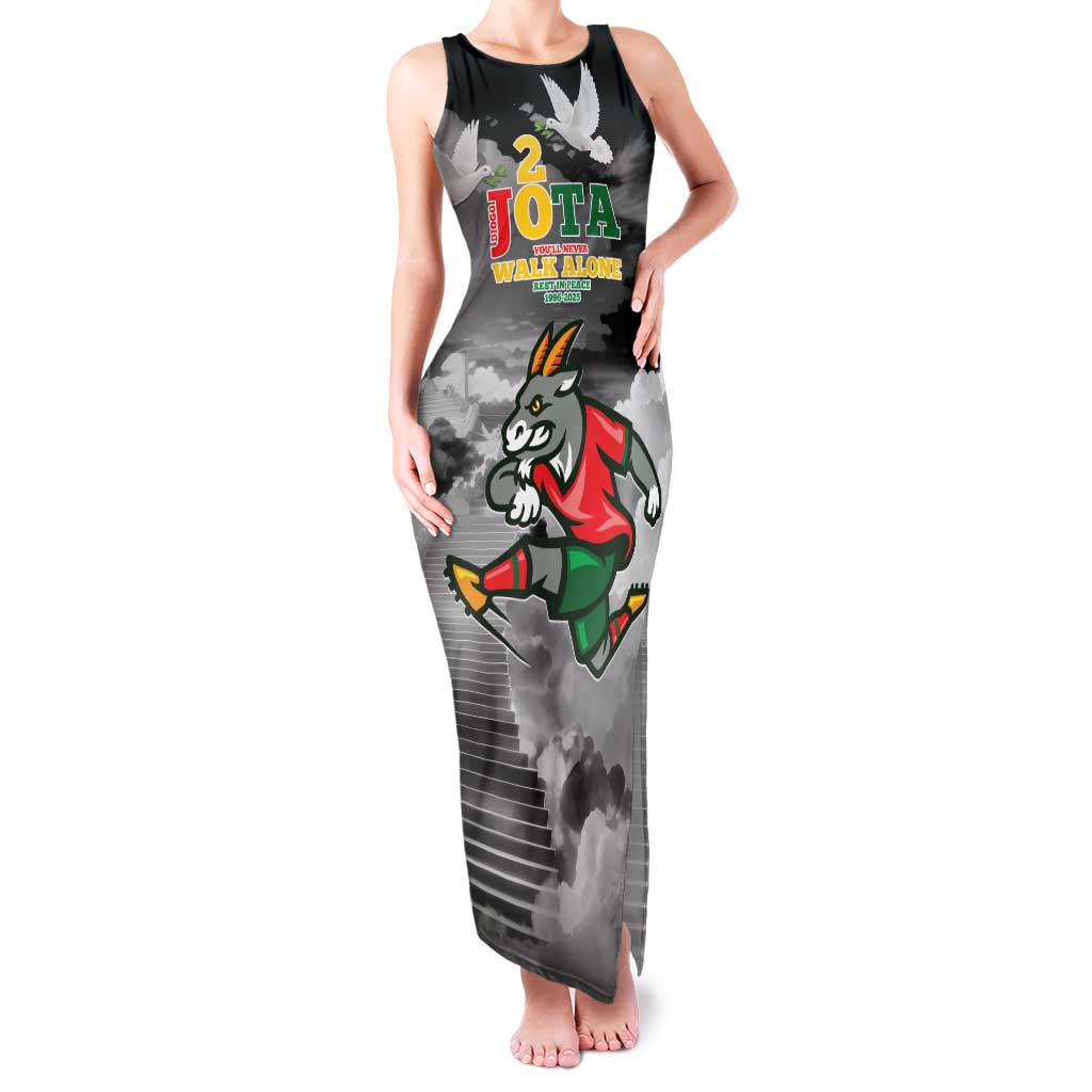 Portuguese Footballer Memorial Family Matching Tank Maxi Dress and Hawaiian Shirt You'll Never Walk Alone Rest In Peace 1996-2025 - Wonder Print Shop