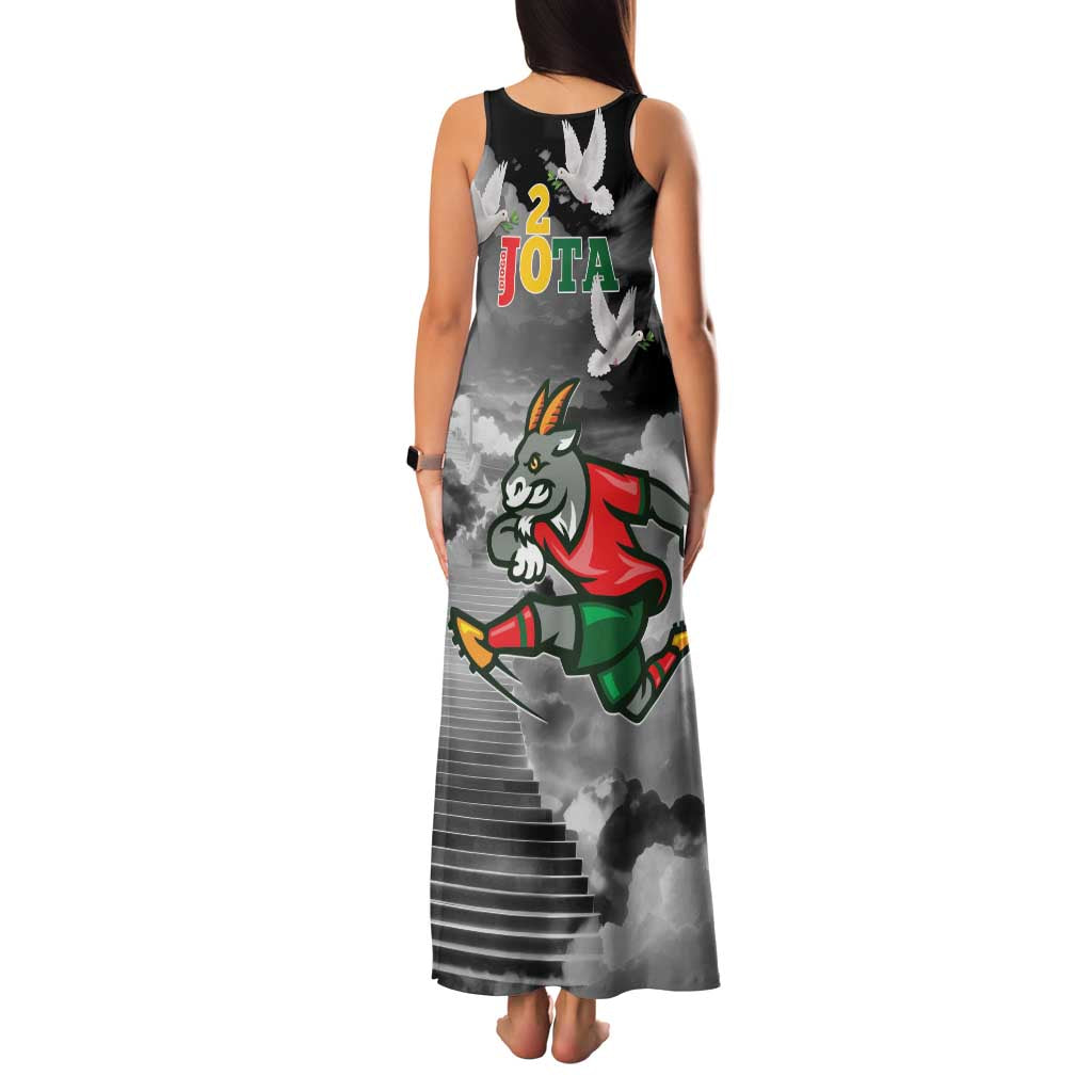 Portuguese Footballer Memorial Family Matching Tank Maxi Dress and Hawaiian Shirt You'll Never Walk Alone Rest In Peace 1996-2025 - Wonder Print Shop