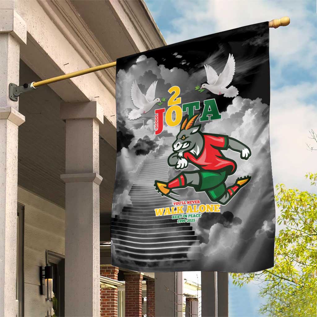 Portuguese Footballer Memorial Garden Flag You'll Never Walk Alone Rest In Peace 1996-2025 - Wonder Print Shop