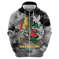 Portuguese Footballer Memorial Hoodie You'll Never Walk Alone Rest In Peace 1996-2025 - Wonder Print Shop