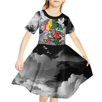 Portuguese Footballer Memorial Kid Short Sleeve Dress You'll Never Walk Alone Rest In Peace 1996-2025 - Wonder Print Shop