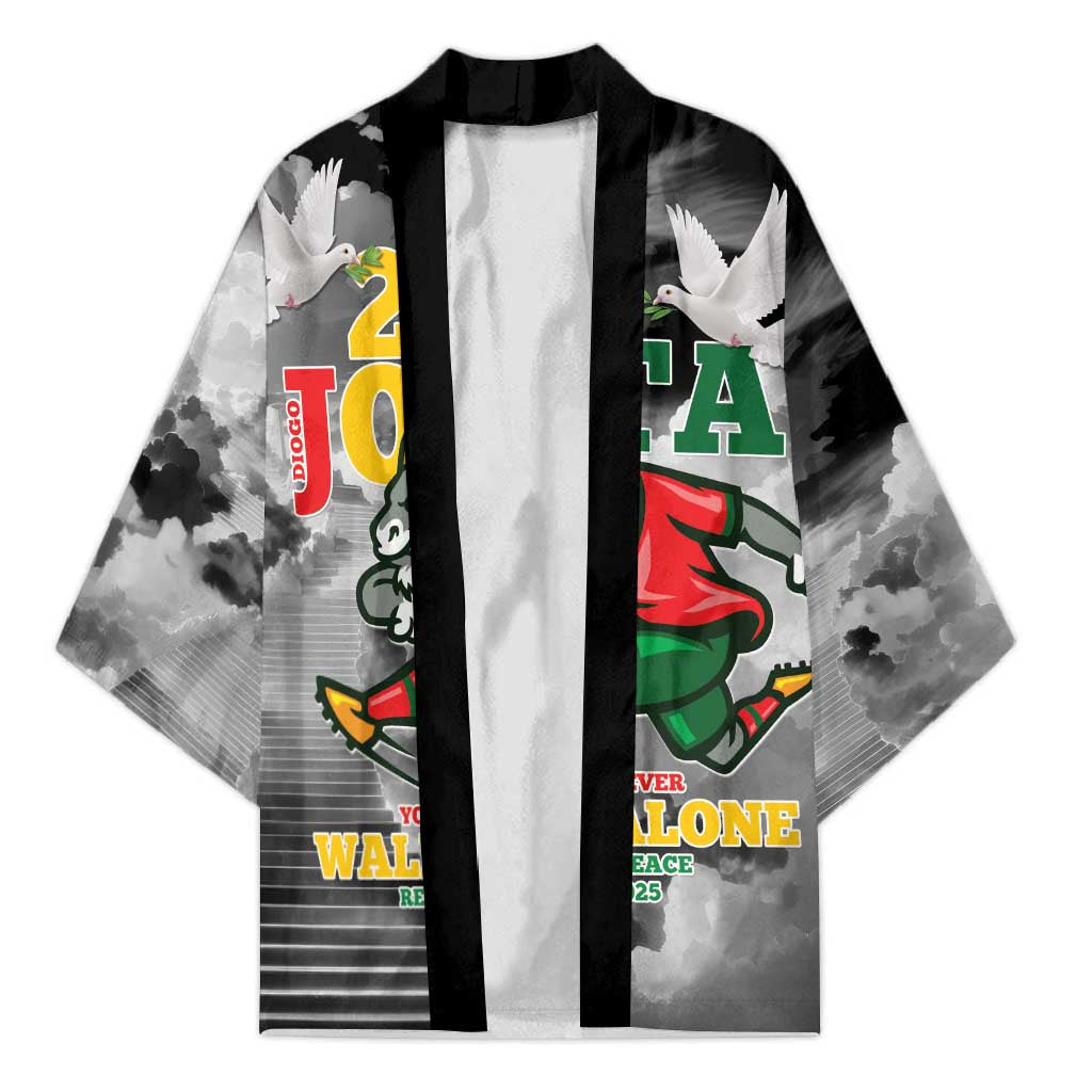 Portuguese Footballer Memorial Kimono You'll Never Walk Alone Rest In Peace 1996-2025 - Wonder Print Shop