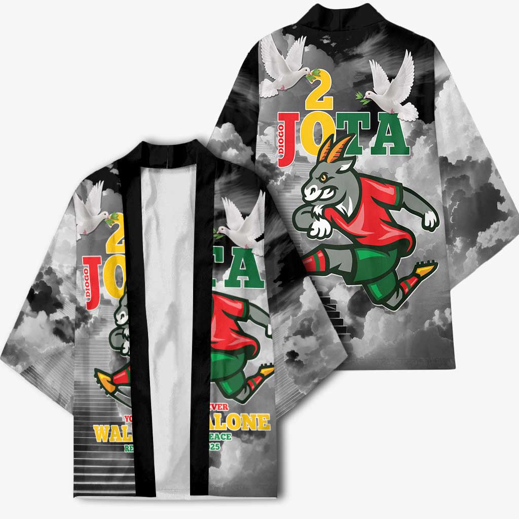 Portuguese Footballer Memorial Kimono You'll Never Walk Alone Rest In Peace 1996-2025 - Wonder Print Shop