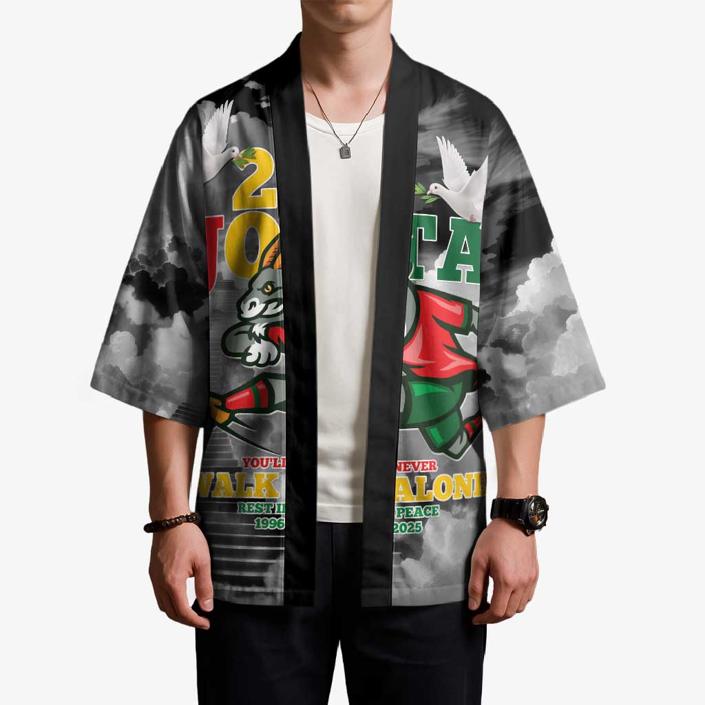 Portuguese Footballer Memorial Kimono You'll Never Walk Alone Rest In Peace 1996-2025 - Wonder Print Shop