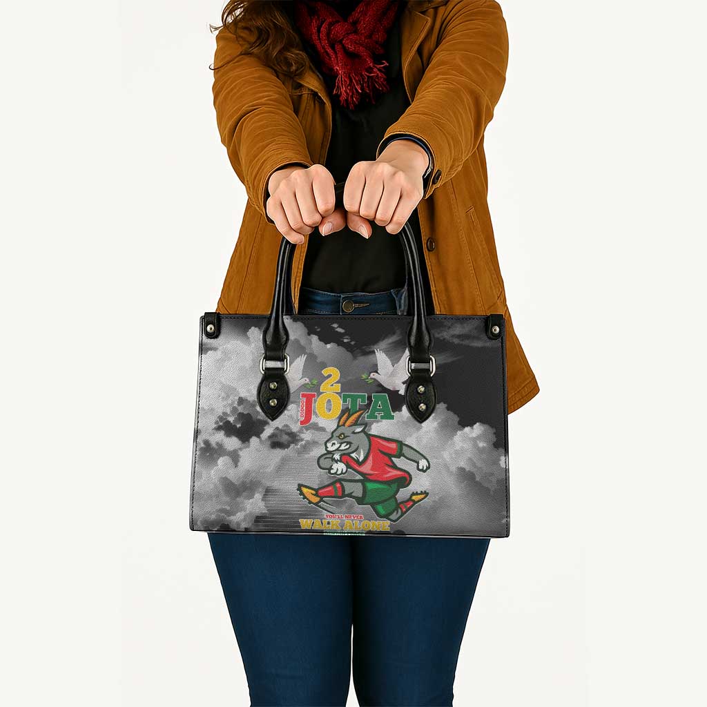 Portuguese Footballer Memorial Leather Bag You'll Never Walk Alone Rest In Peace 1996-2025 - Wonder Print Shop