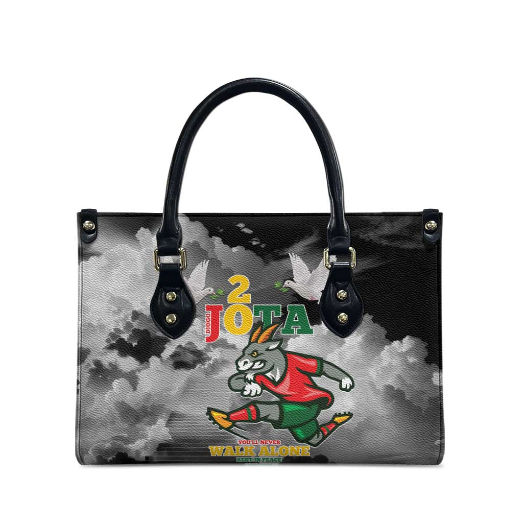Portuguese Footballer Memorial Leather Bag You'll Never Walk Alone Rest In Peace 1996-2025 - Wonder Print Shop