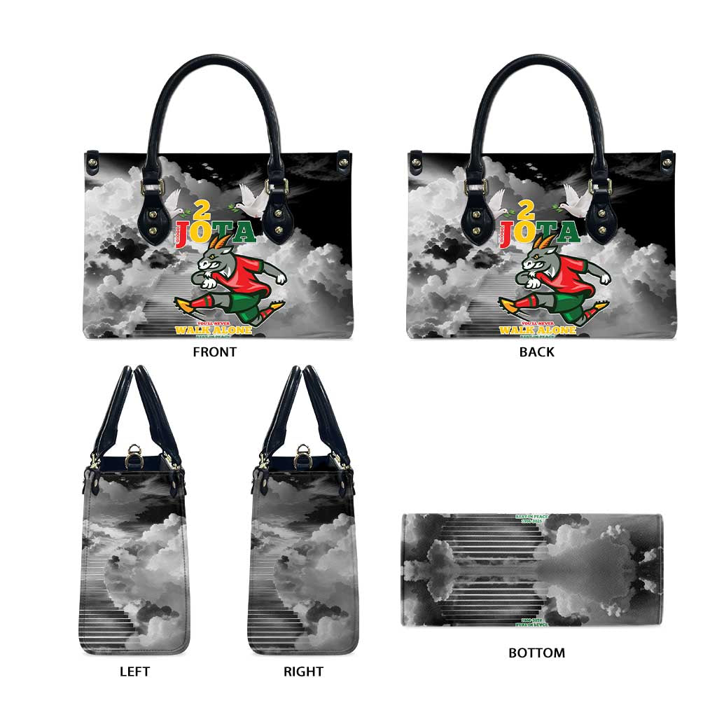 Portuguese Footballer Memorial Leather Bag You'll Never Walk Alone Rest In Peace 1996-2025 - Wonder Print Shop