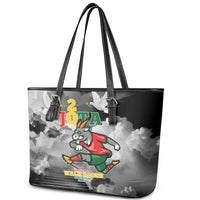 Portuguese Footballer Memorial Leather Tote Bag You'll Never Walk Alone Rest In Peace 1996-2025 - Wonder Print Shop