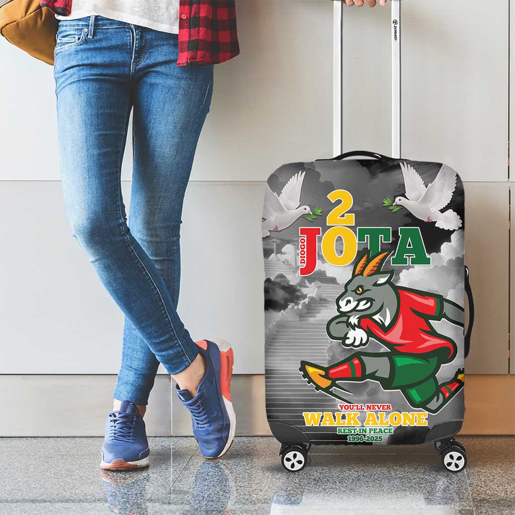 Portuguese Footballer Memorial Luggage Cover You'll Never Walk Alone Rest In Peace 1996-2025 - Wonder Print Shop