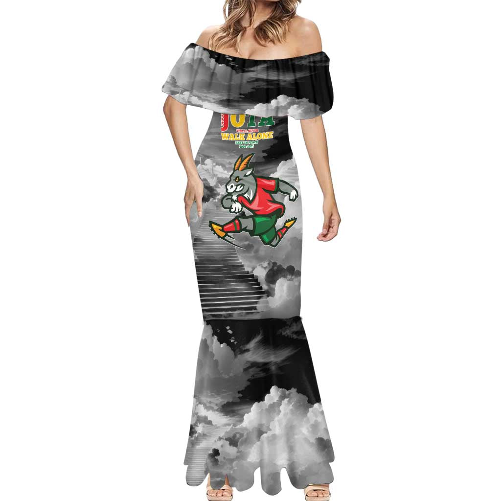 Portuguese Footballer Memorial Mermaid Dress You'll Never Walk Alone Rest In Peace 1996-2025 - Wonder Print Shop