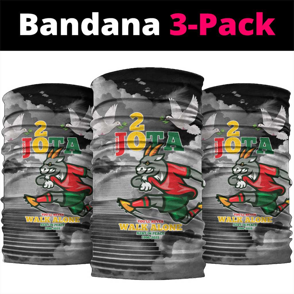 Portuguese Footballer Memorial Neck Gaiter You'll Never Walk Alone Rest In Peace 1996-2025 - Wonder Print Shop