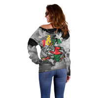 Portuguese Footballer Memorial Off Shoulder Sweater You'll Never Walk Alone Rest In Peace 1996-2025 - Wonder Print Shop