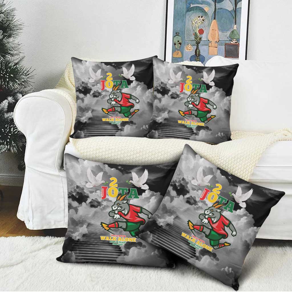 Portuguese Footballer Memorial Pillow Cover You'll Never Walk Alone Rest In Peace 1996-2025 - Wonder Print Shop