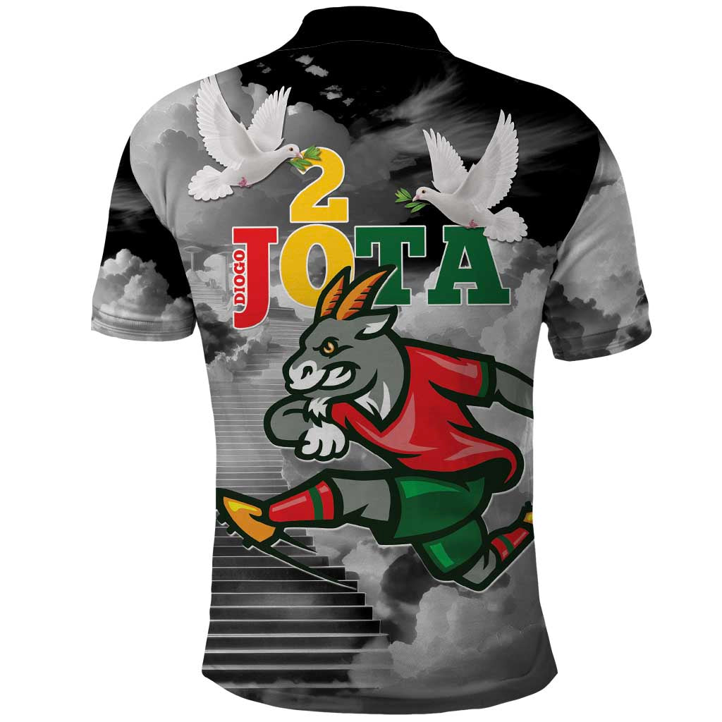 Portuguese Footballer Memorial Polo Shirt You'll Never Walk Alone Rest In Peace 1996-2025 - Wonder Print Shop