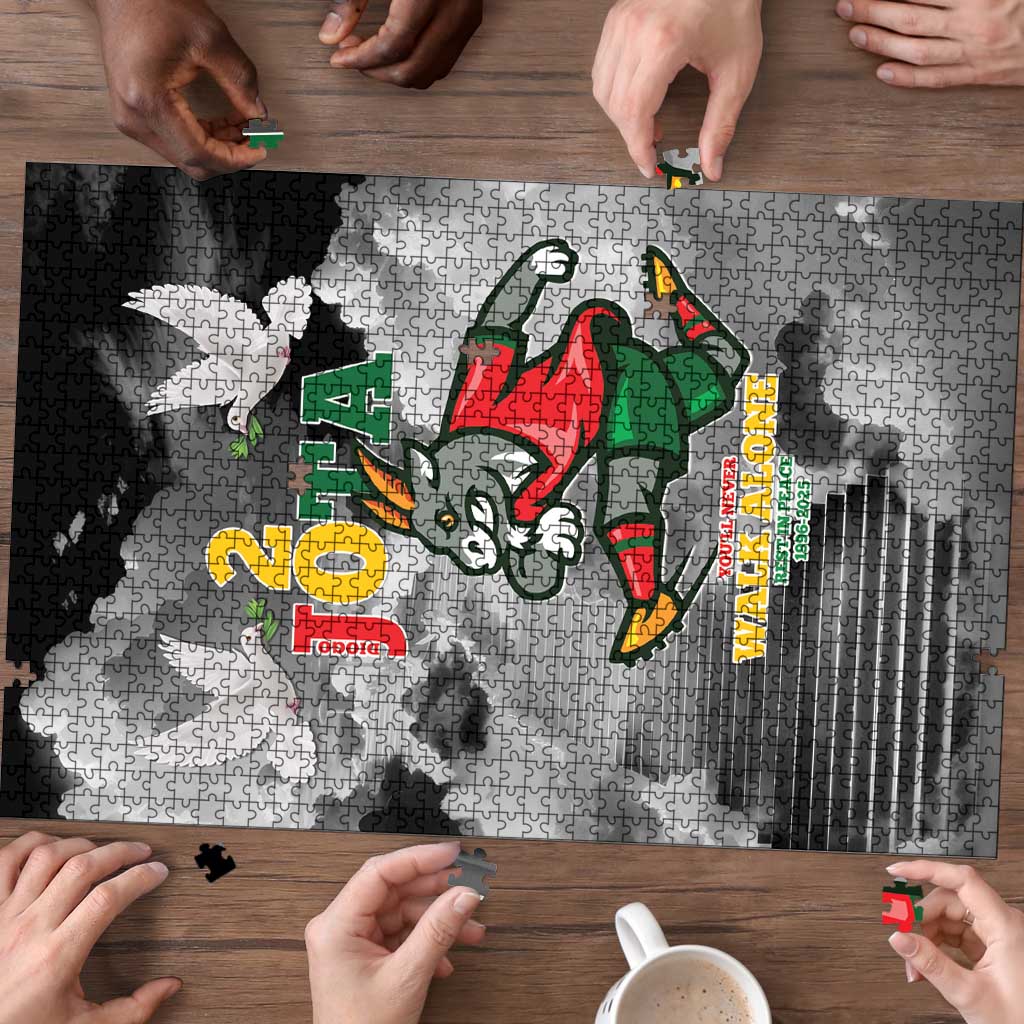 Portuguese Footballer Memorial Puzzle You'll Never Walk Alone Rest In Peace 1996-2025 - Wonder Print Shop