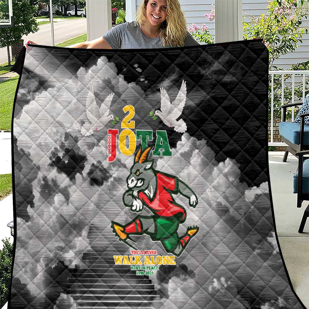 Portuguese Footballer Memorial Quilt You'll Never Walk Alone Rest In Peace 1996-2025 - Wonder Print Shop