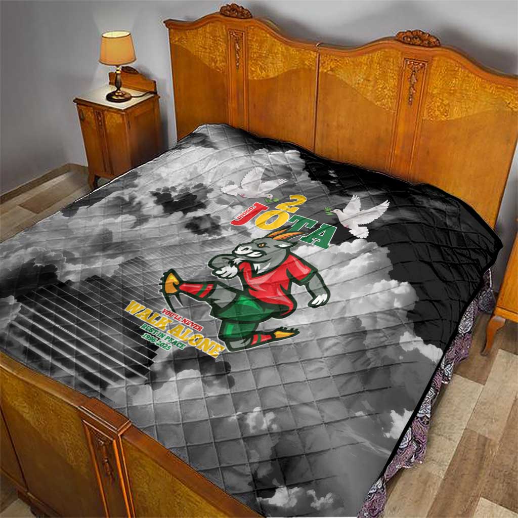 Portuguese Footballer Memorial Quilt You'll Never Walk Alone Rest In Peace 1996-2025 - Wonder Print Shop