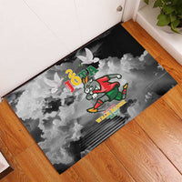 Portuguese Footballer Memorial Rubber Doormat You'll Never Walk Alone Rest In Peace 1996-2025 - Wonder Print Shop