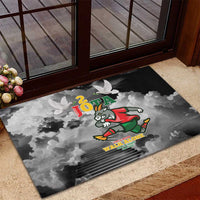 Portuguese Footballer Memorial Rubber Doormat You'll Never Walk Alone Rest In Peace 1996-2025 - Wonder Print Shop