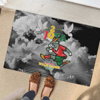 Portuguese Footballer Memorial Rubber Doormat You'll Never Walk Alone Rest In Peace 1996-2025 - Wonder Print Shop