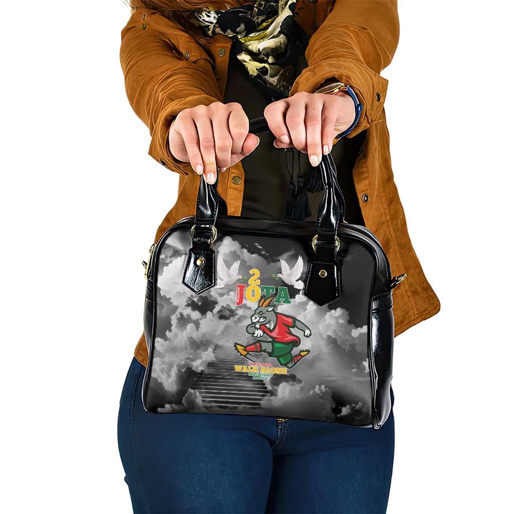 Portuguese Footballer Memorial Shoulder Handbag You'll Never Walk Alone Rest In Peace 1996-2025 - Wonder Print Shop