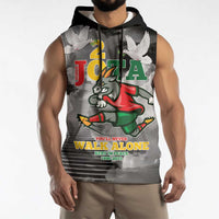 Portuguese Footballer Memorial Sleeveless Hoodie You'll Never Walk Alone Rest In Peace 1996-2025 - Wonder Print Shop