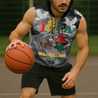 Portuguese Footballer Memorial Sleeveless Zip Hoodie You'll Never Walk Alone Rest In Peace 1996-2025 - Wonder Print Shop