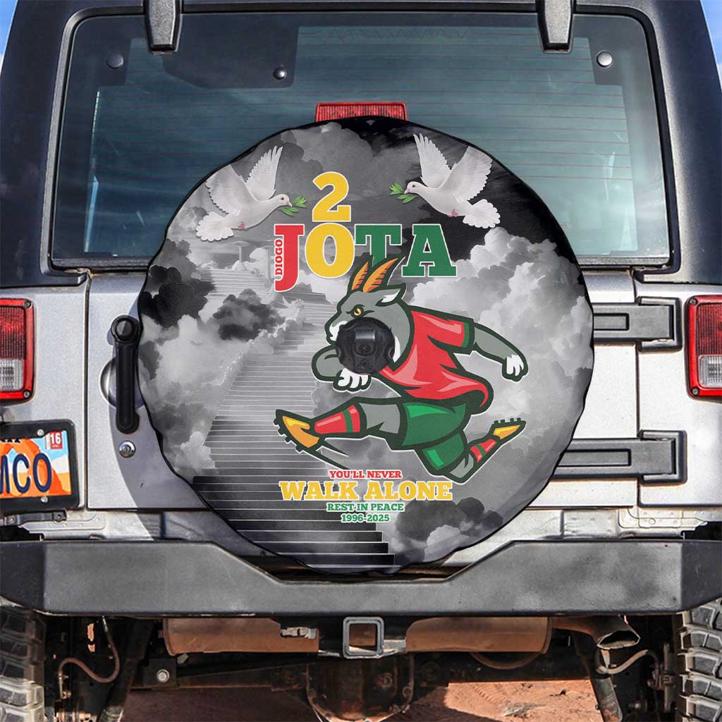 Portuguese Footballer Memorial Spare Tire Cover You'll Never Walk Alone Rest In Peace 1996-2025 - Wonder Print Shop
