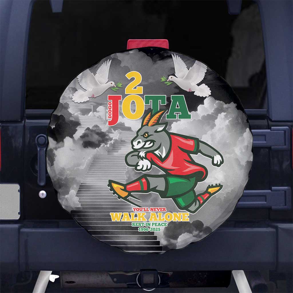 Portuguese Footballer Memorial Spare Tire Cover You'll Never Walk Alone Rest In Peace 1996-2025 - Wonder Print Shop