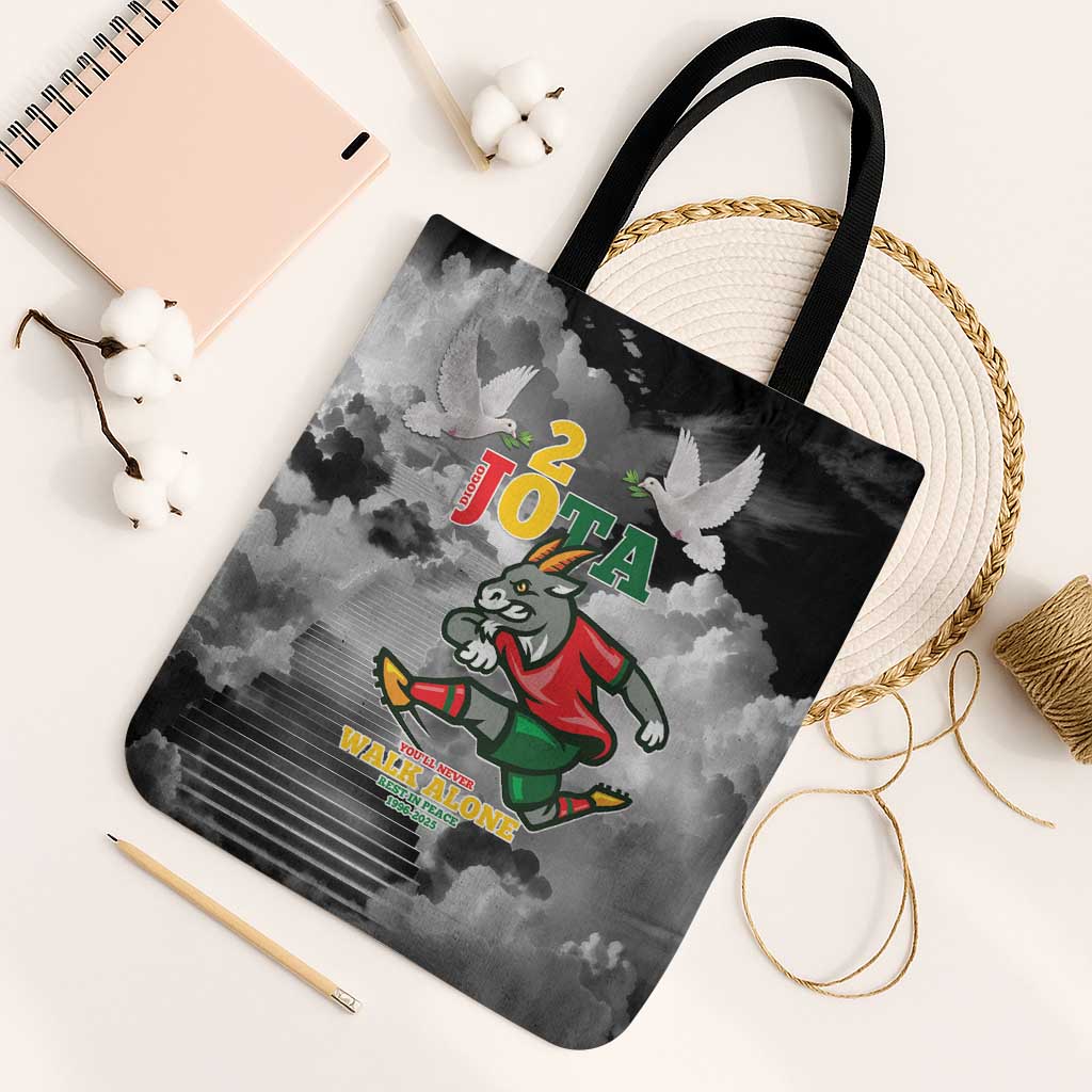 Portuguese Footballer Memorial Tote Bag You'll Never Walk Alone Rest In Peace 1996-2025 - Wonder Print Shop