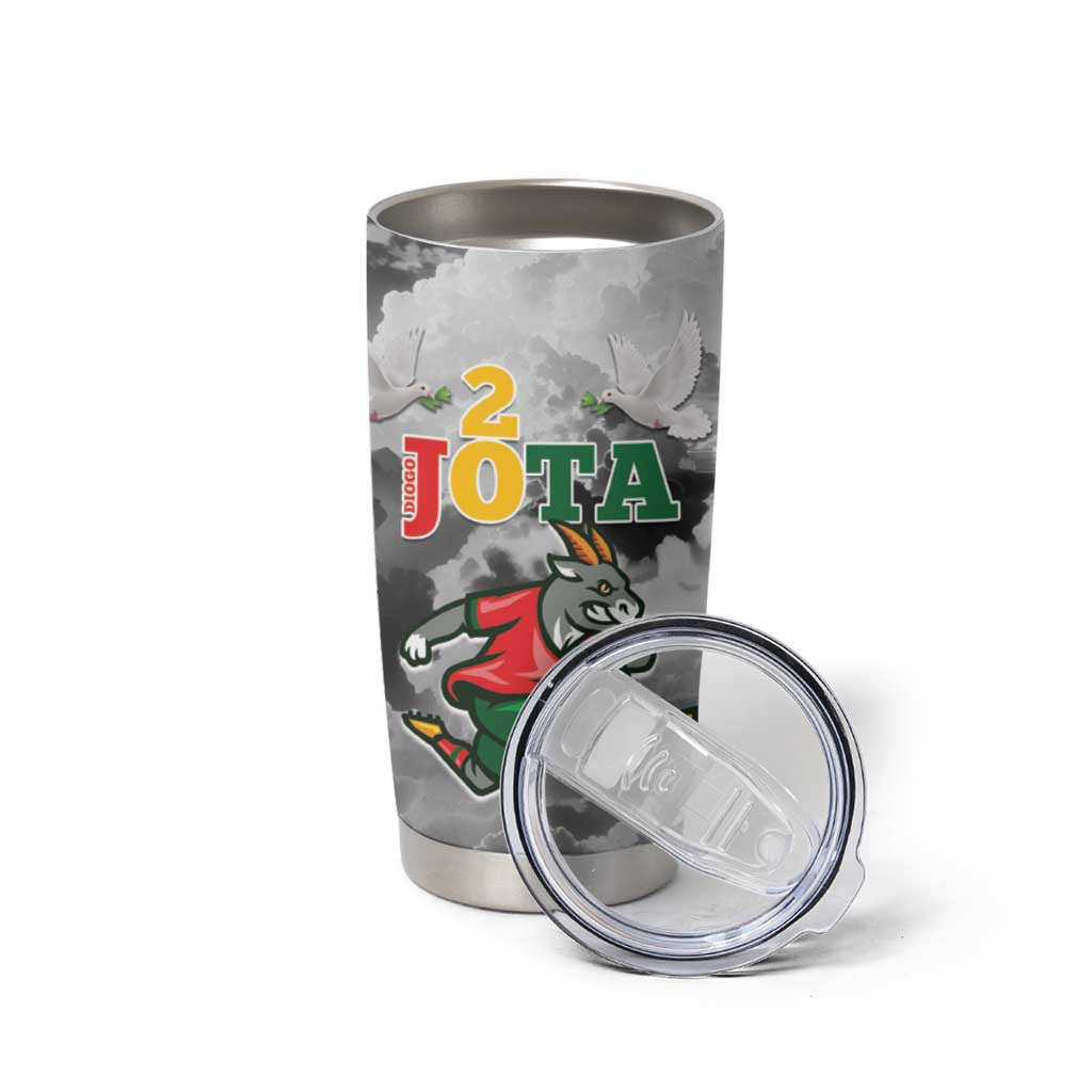 Portuguese Footballer Memorial Tumbler Cup You'll Never Walk Alone Rest In Peace 1996-2025 - Wonder Print Shop