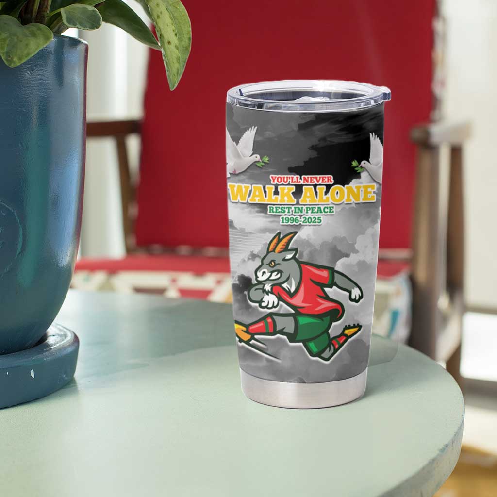 Portuguese Footballer Memorial Tumbler Cup You'll Never Walk Alone Rest In Peace 1996-2025 - Wonder Print Shop