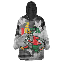 Portuguese Footballer Memorial Wearable Blanket Hoodie You'll Never Walk Alone Rest In Peace 1996-2025 - Wonder Print Shop