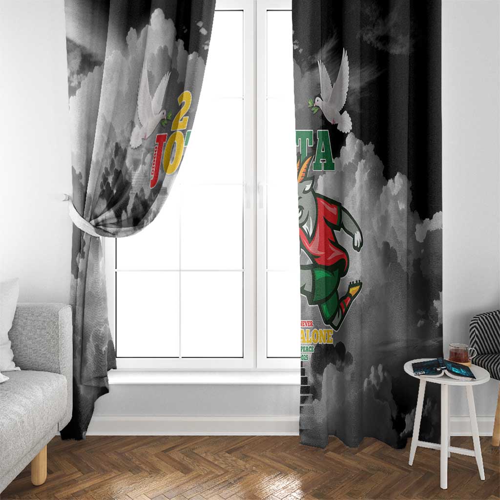 Portuguese Footballer Memorial Window Curtain You'll Never Walk Alone Rest In Peace 1996-2025 - Wonder Print Shop