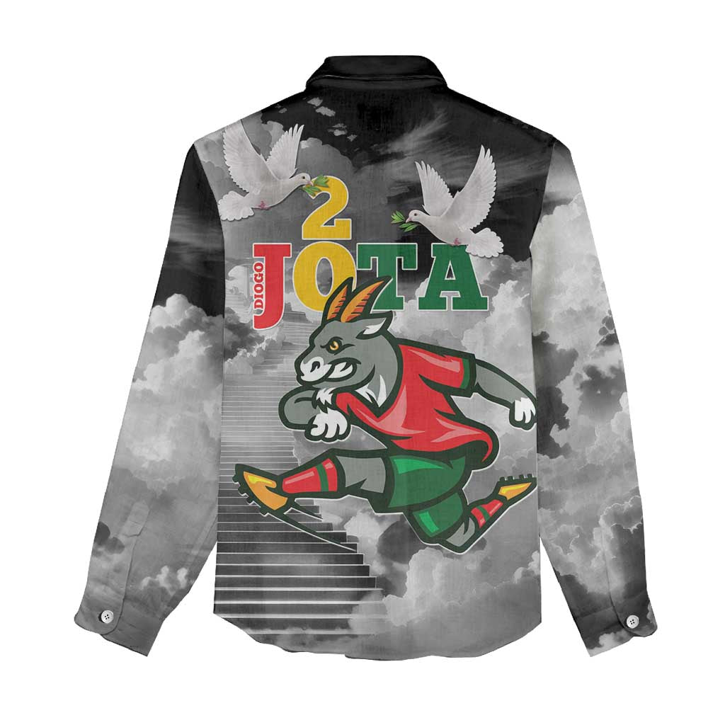 Portuguese Footballer Memorial Women Casual Shirt You'll Never Walk Alone Rest In Peace 1996-2025 - Wonder Print Shop