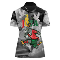 Portuguese Footballer Memorial Women Polo Shirt You'll Never Walk Alone Rest In Peace 1996-2025 - Wonder Print Shop