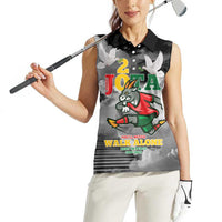 Portuguese Footballer Memorial Women Sleeveless Polo Shirt You'll Never Walk Alone Rest In Peace 1996-2025 - Wonder Print Shop