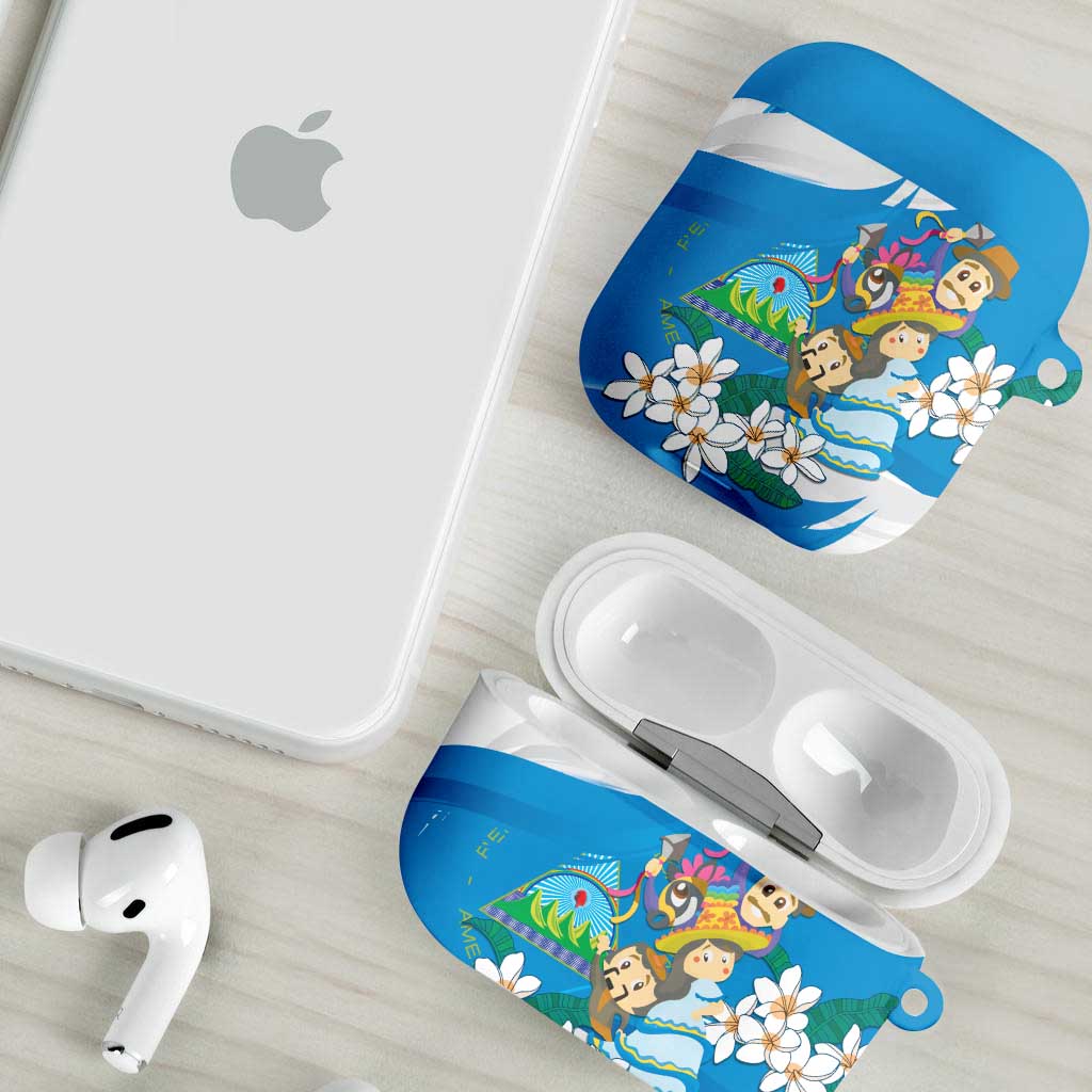Nicaragua Independence Day AirPods Case Since 1821 Nicaragua Culture Concept - Wonder Print Shop