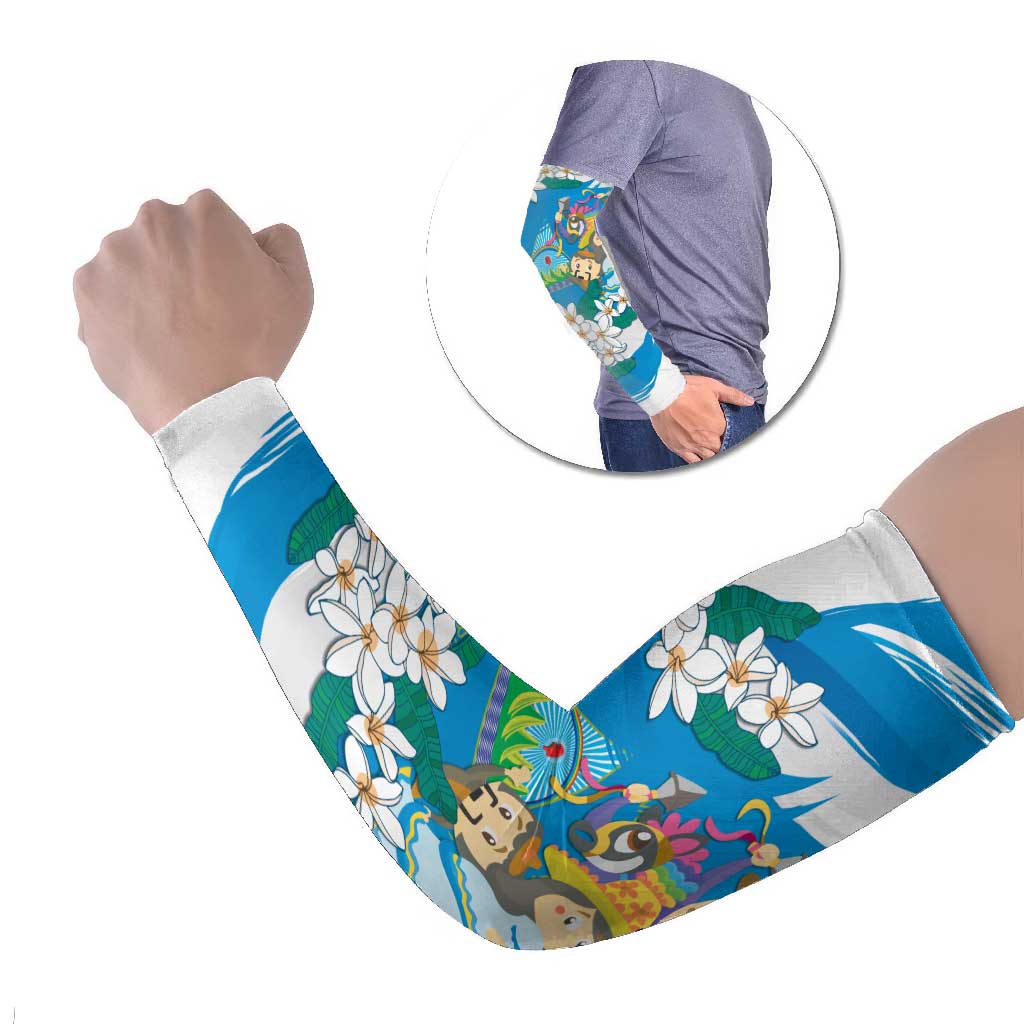 Nicaragua Independence Day Arm Sleeves Since 1821 Nicaragua Culture Concept - Wonder Print Shop