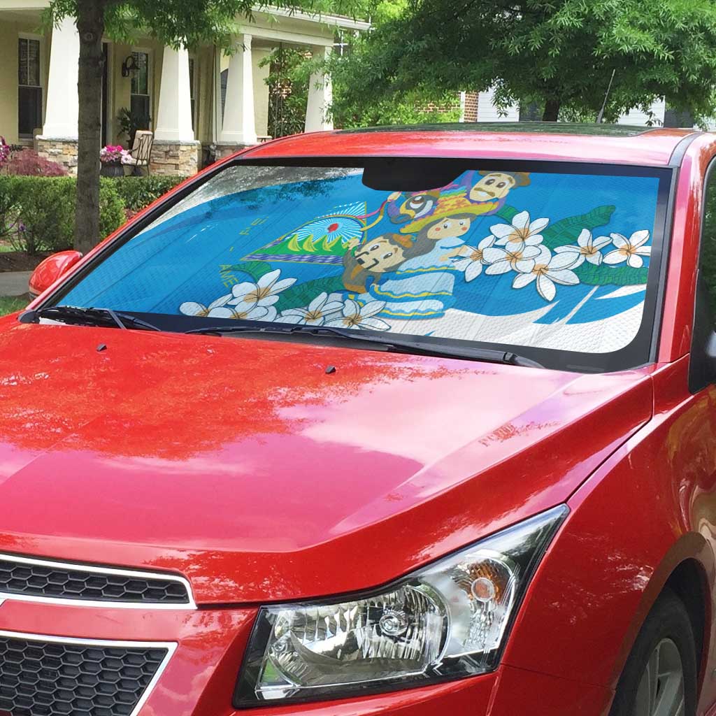 Nicaragua Independence Day Auto Sun Shade Since 1821 Nicaragua Culture Concept - Wonder Print Shop