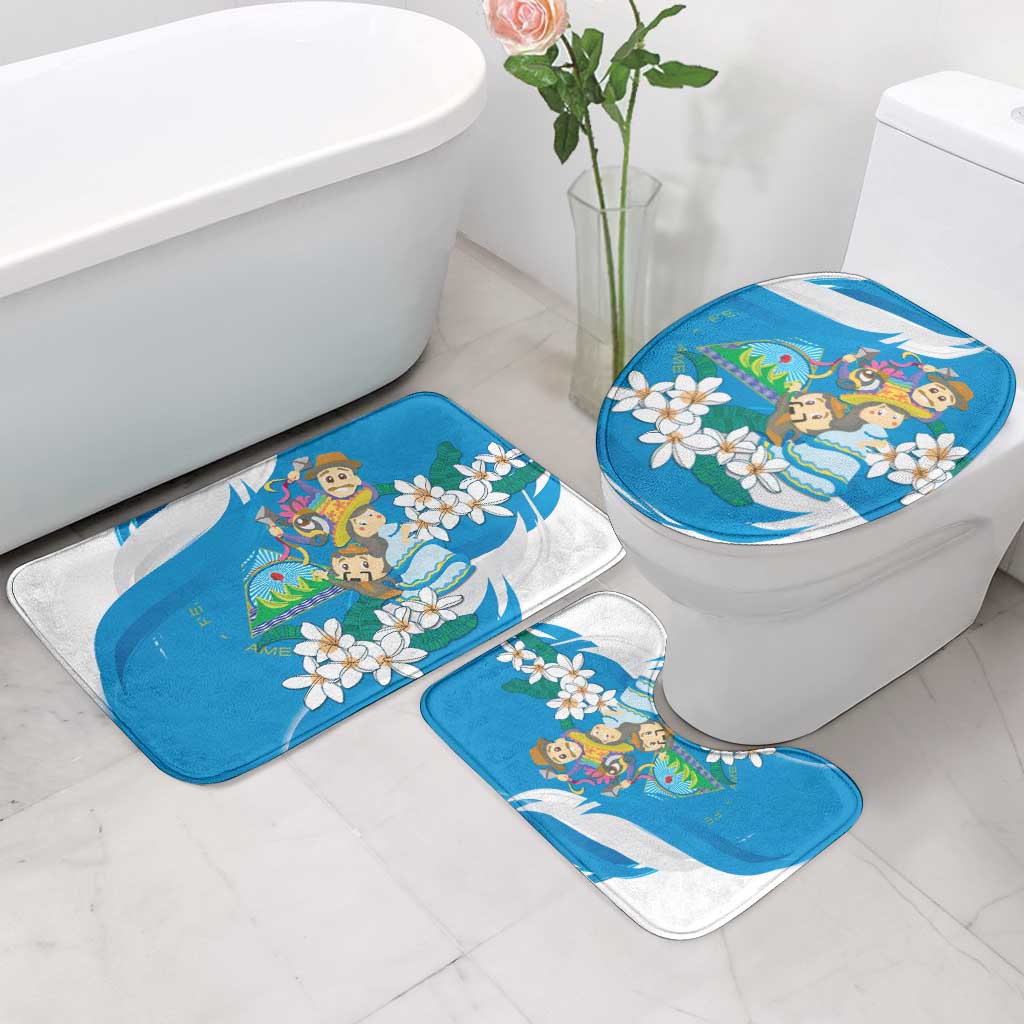 Nicaragua Independence Day Bathroom Set Since 1821 Nicaragua Culture Concept - Wonder Print Shop