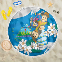 Nicaragua Independence Day Beach Blanket Since 1821 Nicaragua Culture Concept - Wonder Print Shop