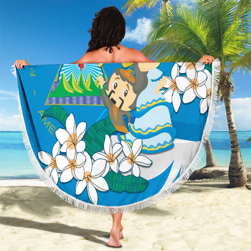 Nicaragua Independence Day Beach Blanket Since 1821 Nicaragua Culture Concept - Wonder Print Shop